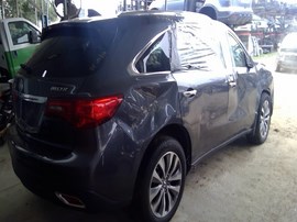2014 ACURA MDX, GRAY, 3.5L, ATM FWD,  A25207